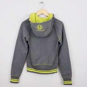 Lululemon - Thick Grey Full Zip Scuba Hoodie